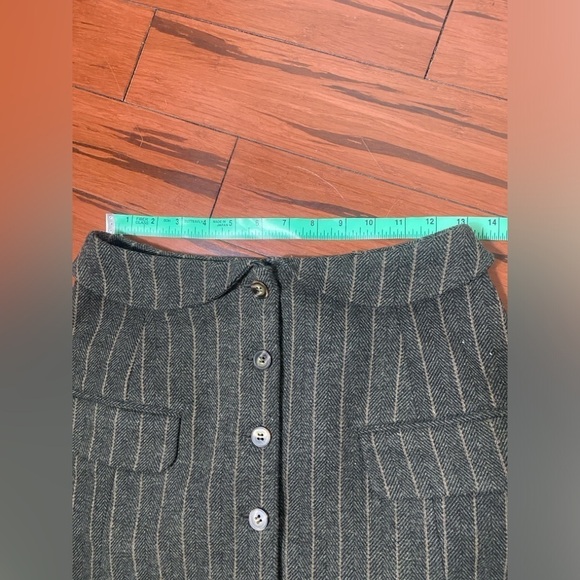 ASTR The Label Wilshire Skirt Striped Wool Blend sz Small - Picture 4 of 9